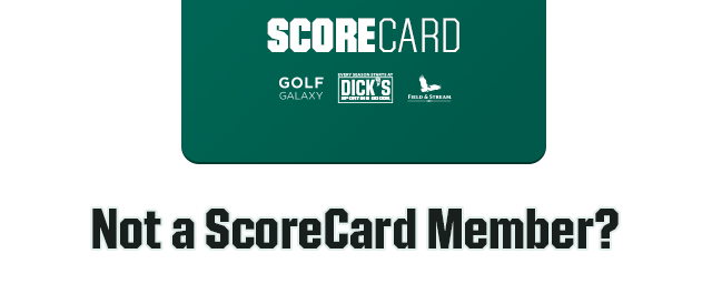 Not a ScoreCard member?