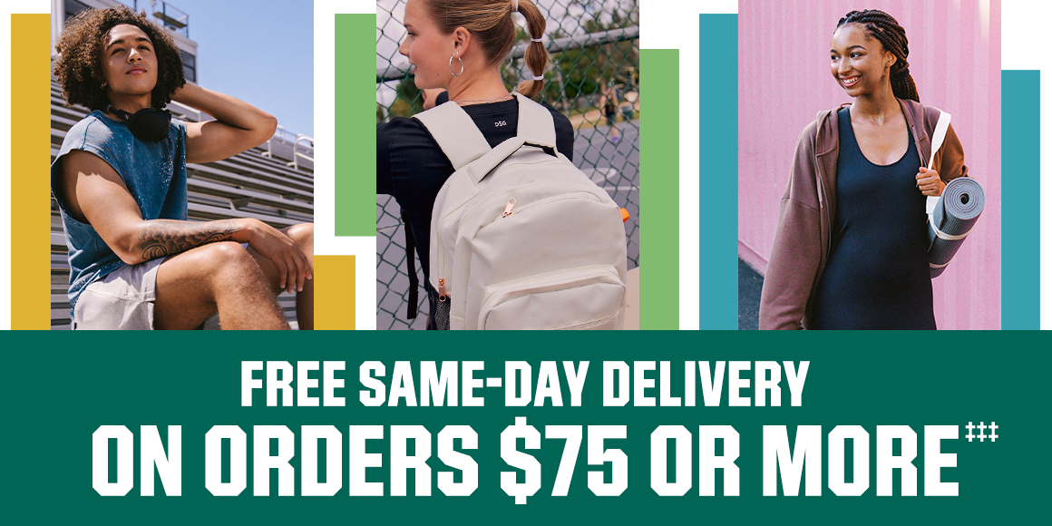 Free same-day delivery on orders $75 or more.‡‡‡