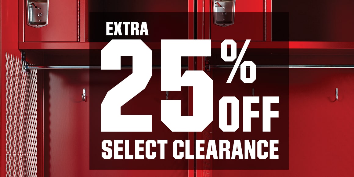 Extra 25% off select clearance.