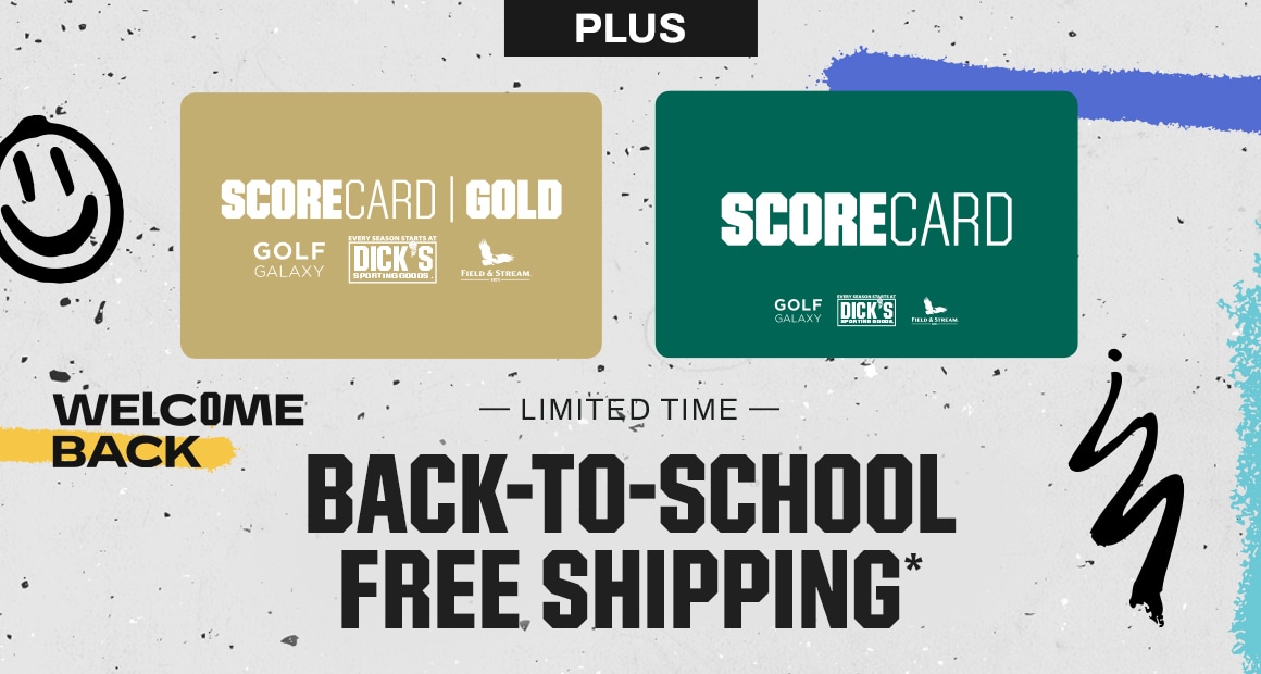 Plus. Welcome back. Limited time. Back-to-school free shipping*.