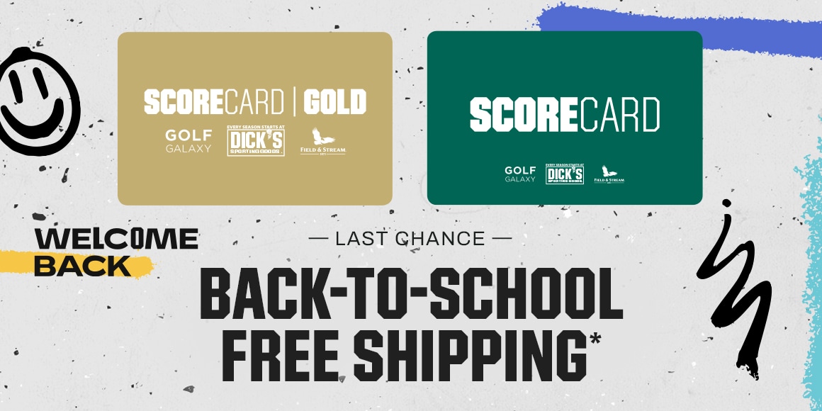 Welcome back. Last chance. Back-to-school free shipping*.