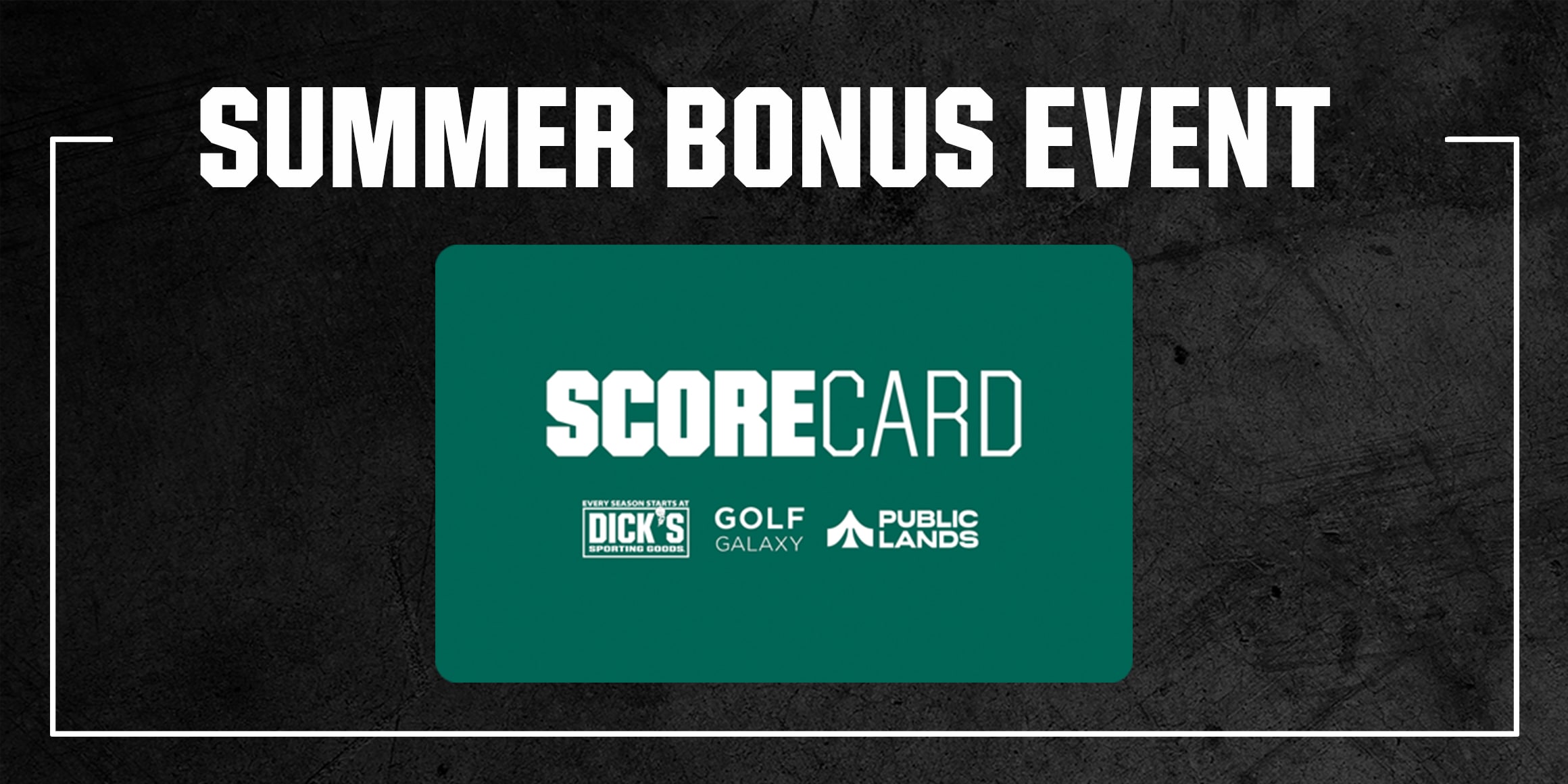 Summer bonus event. Scorecard.