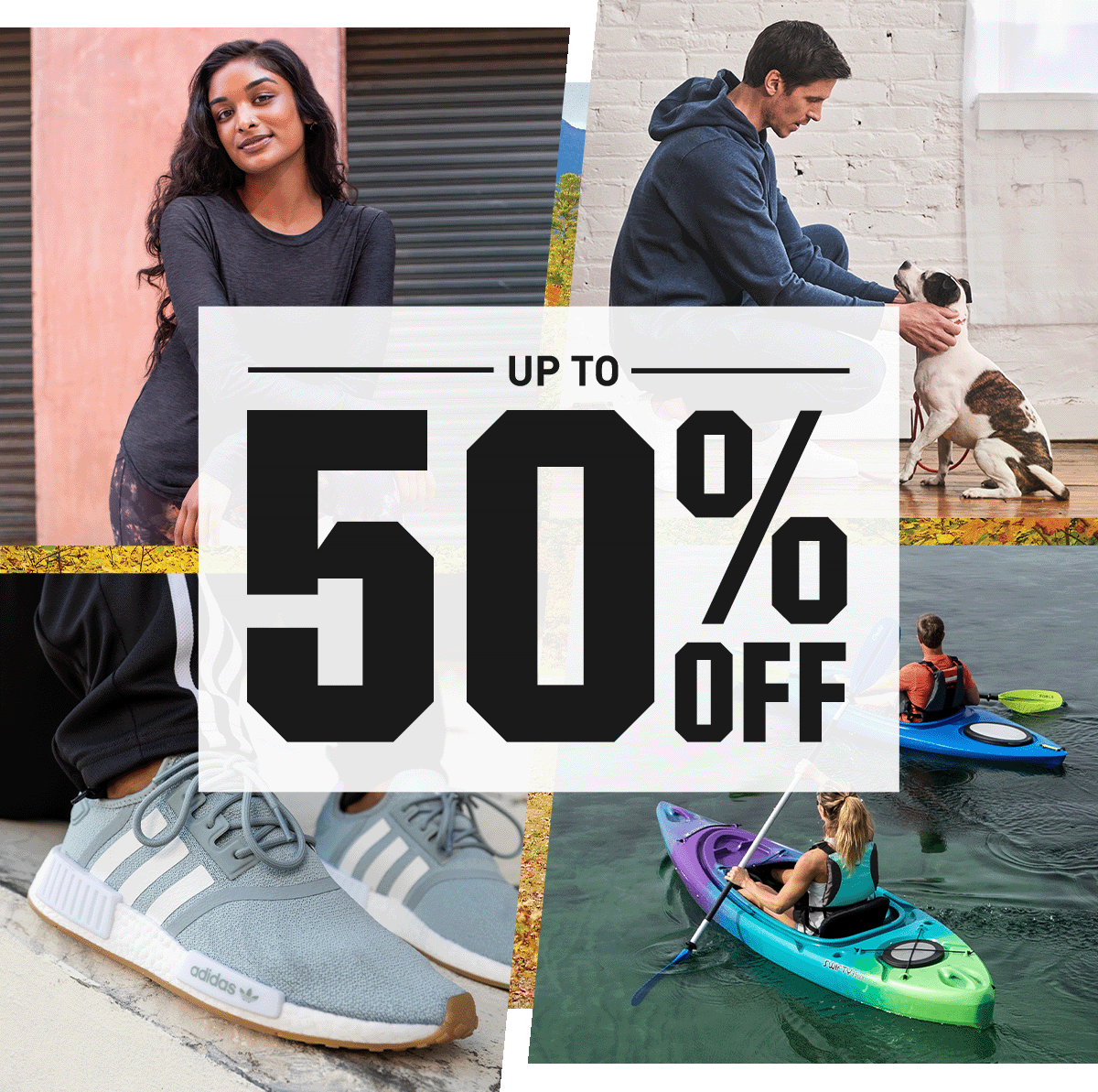 Up to 50% off.