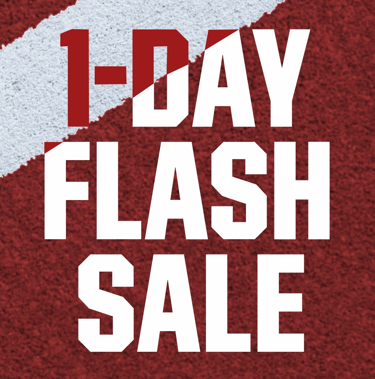 1-day flash sale.