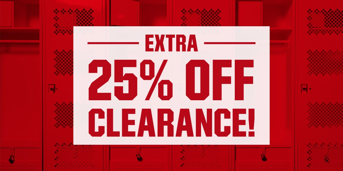 Extra 25% off clearance!  EXTRA 0 0 GCLEARANGE! 