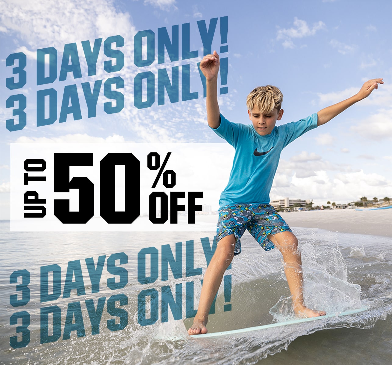 3 days only! Up to 50% off.