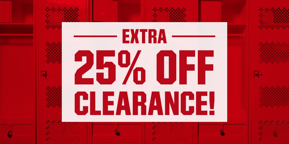 Extra 25% off clearance!