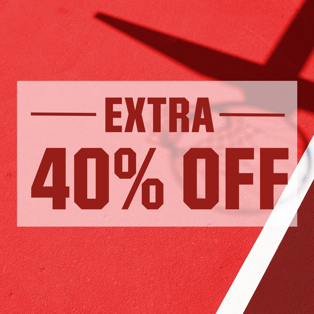 Extra 40% off.