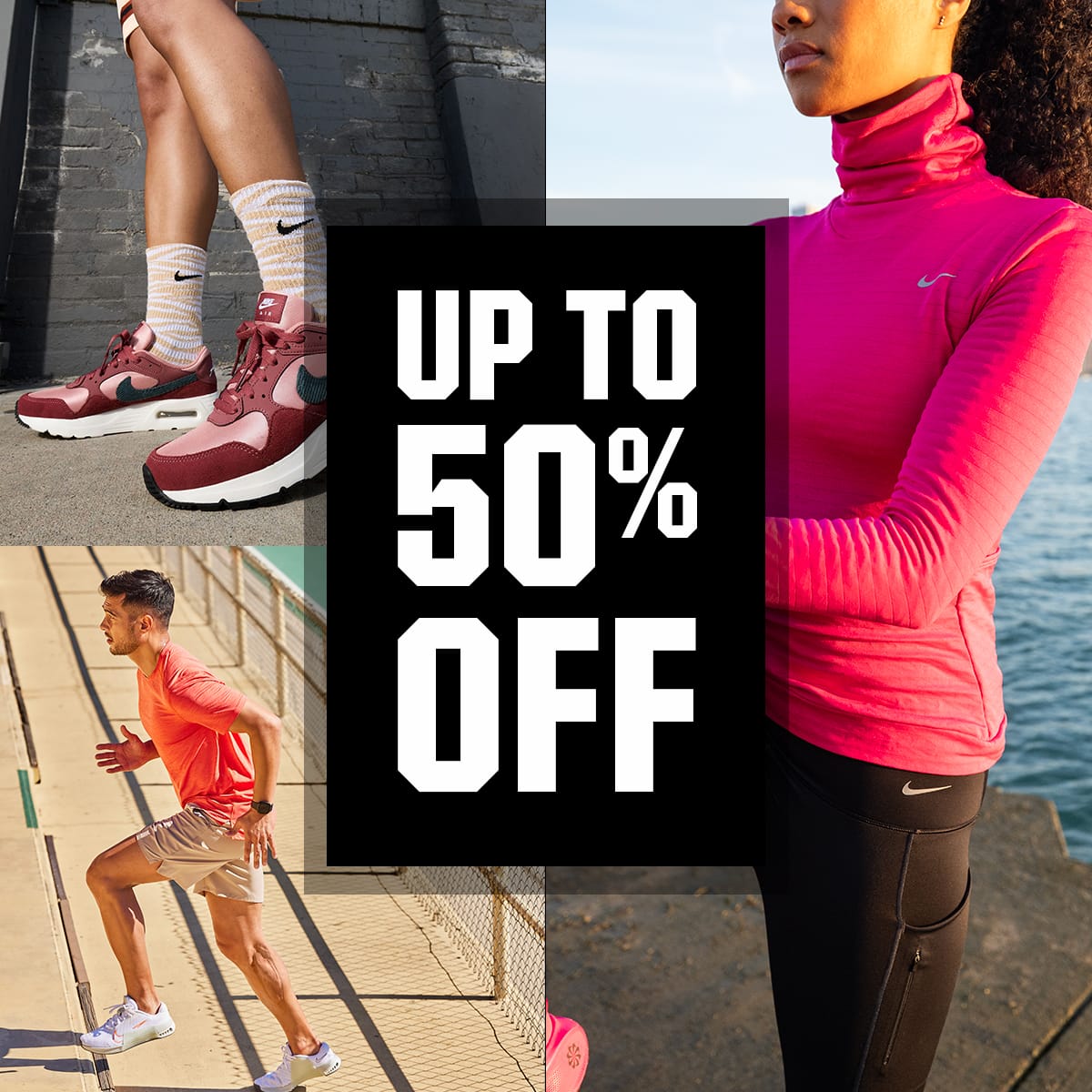  Up to 50% off.