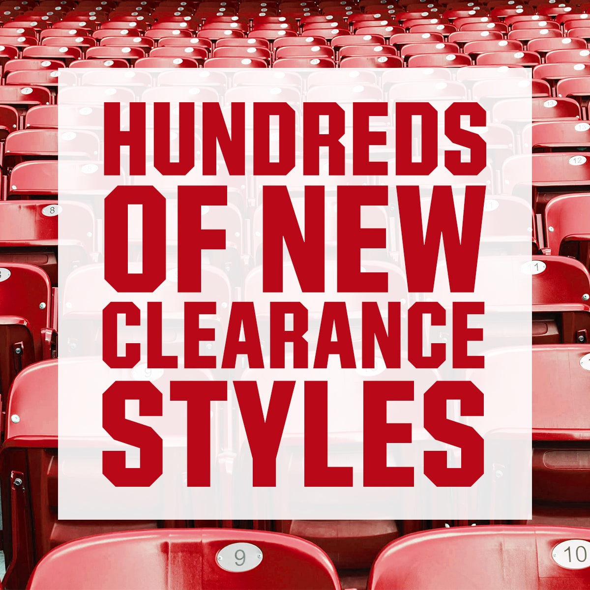 Hundreds of new clearance styles.