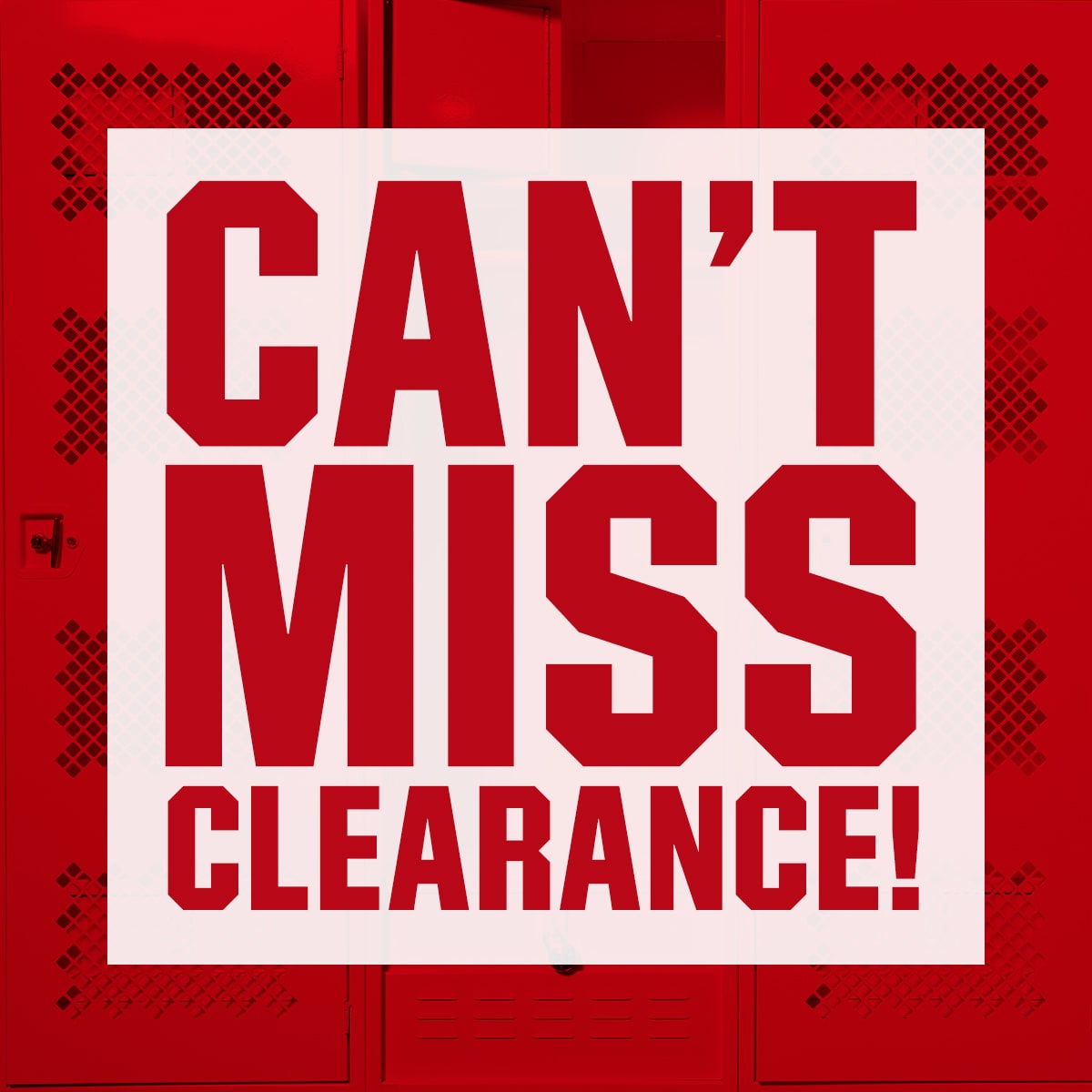 Can't miss clearance!