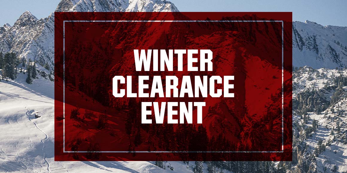 Winter clearance event.