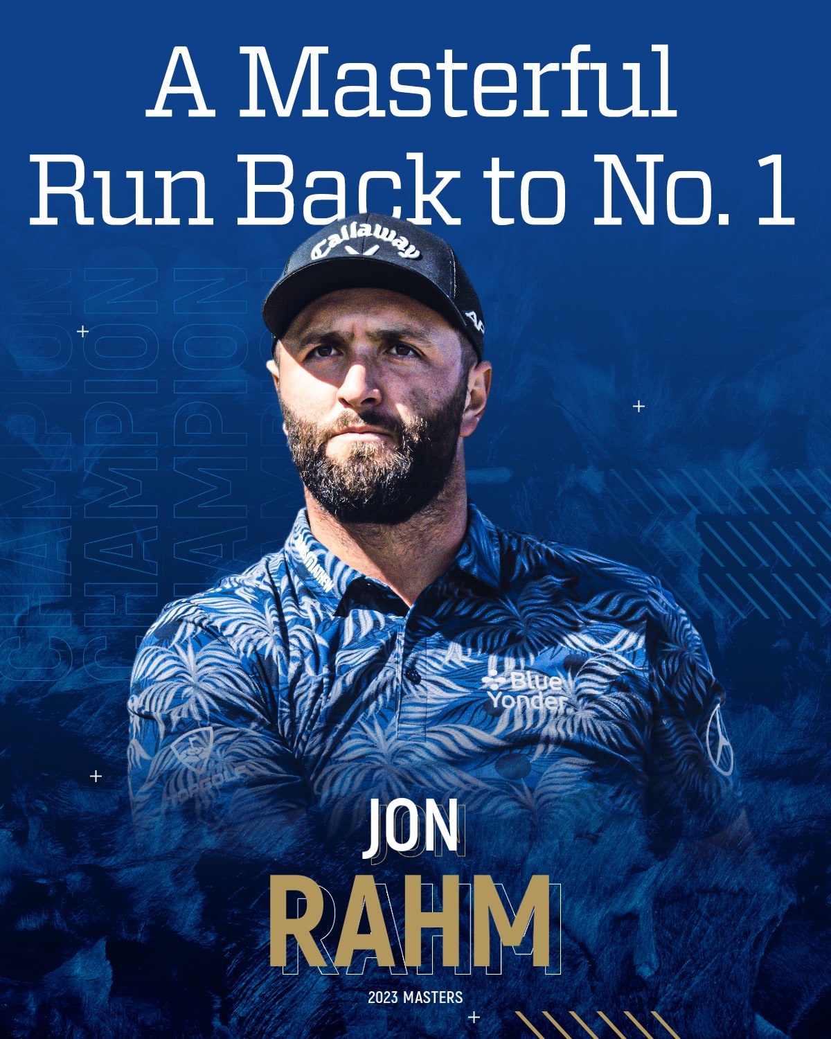 A masterful run back to number 1. Jon Rahm. 2023 Masters.