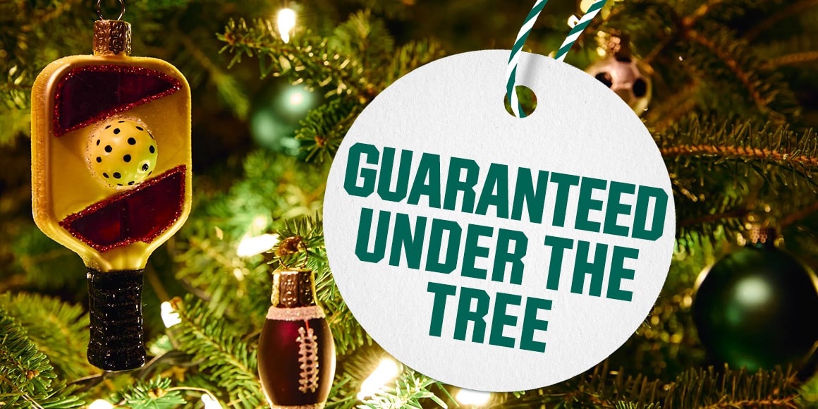 Guaranteed under the tree.