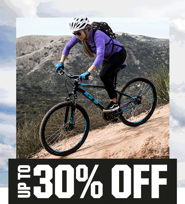 Up to 30% off.
