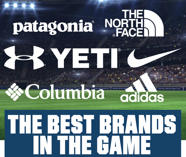 Patagonia, The North Face, Under Armour, Yeti, Nike, Columbia, Adidas.  The best brands in the game. 