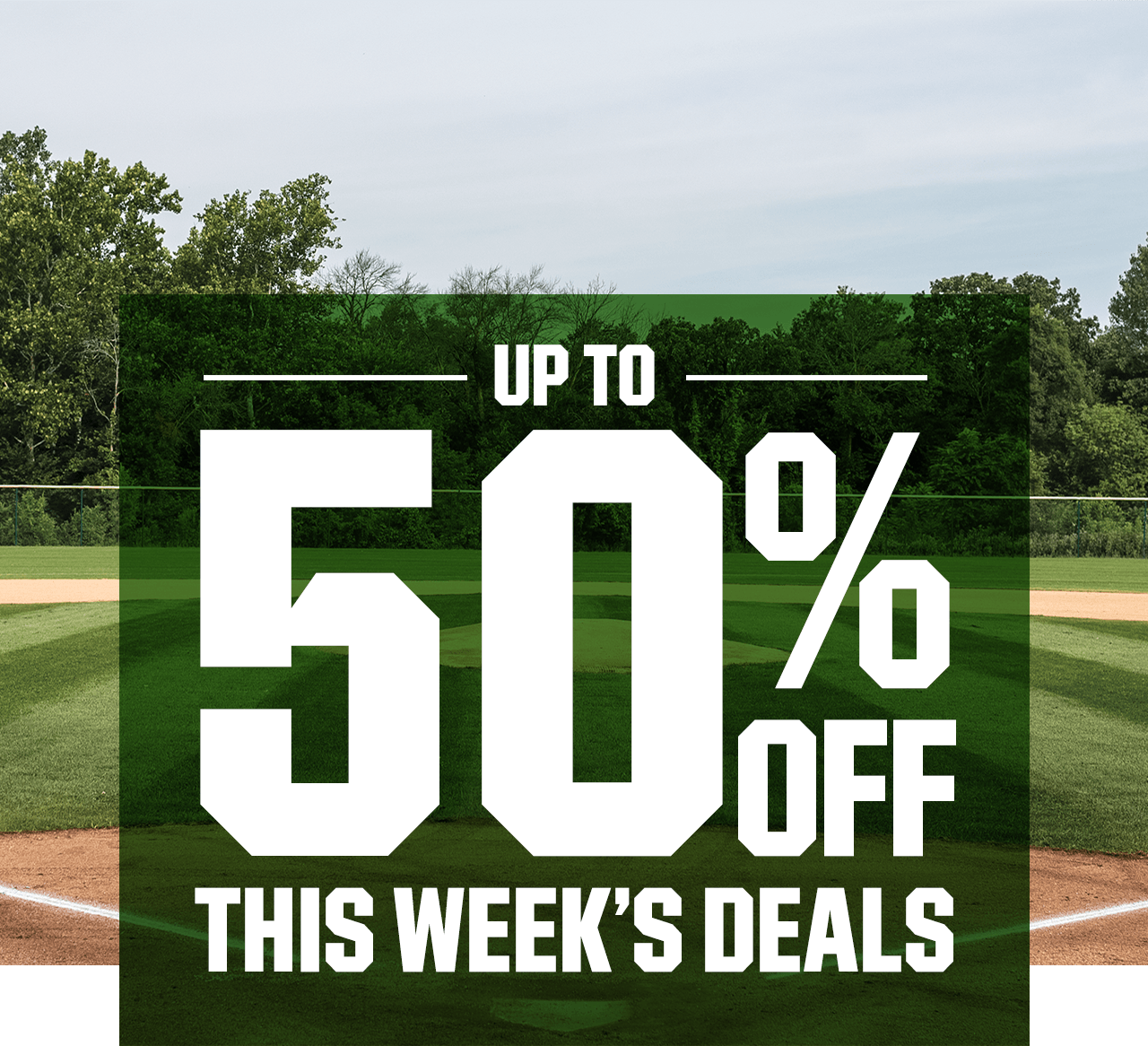 Up to 50% off. This week's deals.