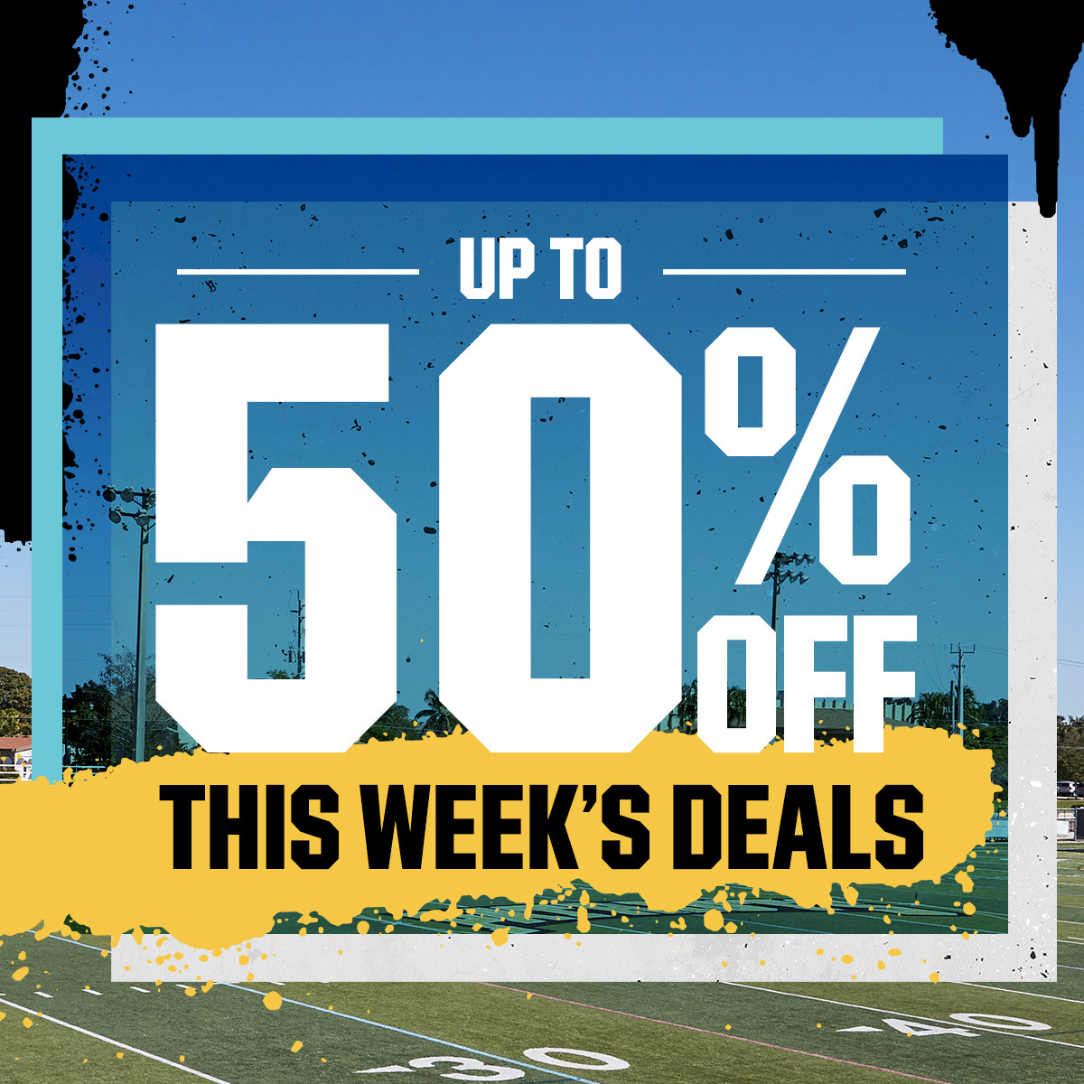 Up to 50% off this week's deals.