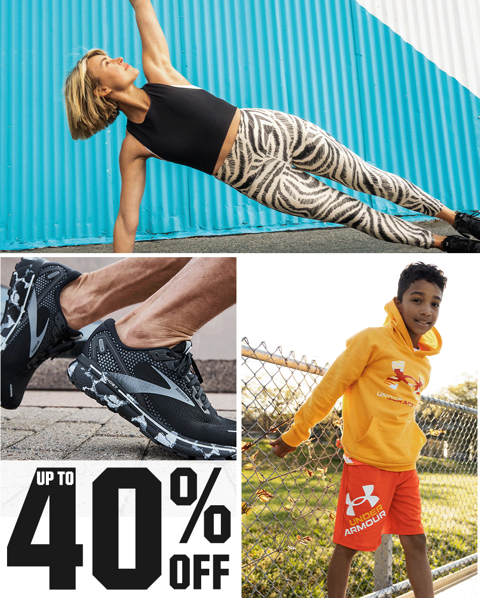 Up to 40% off.