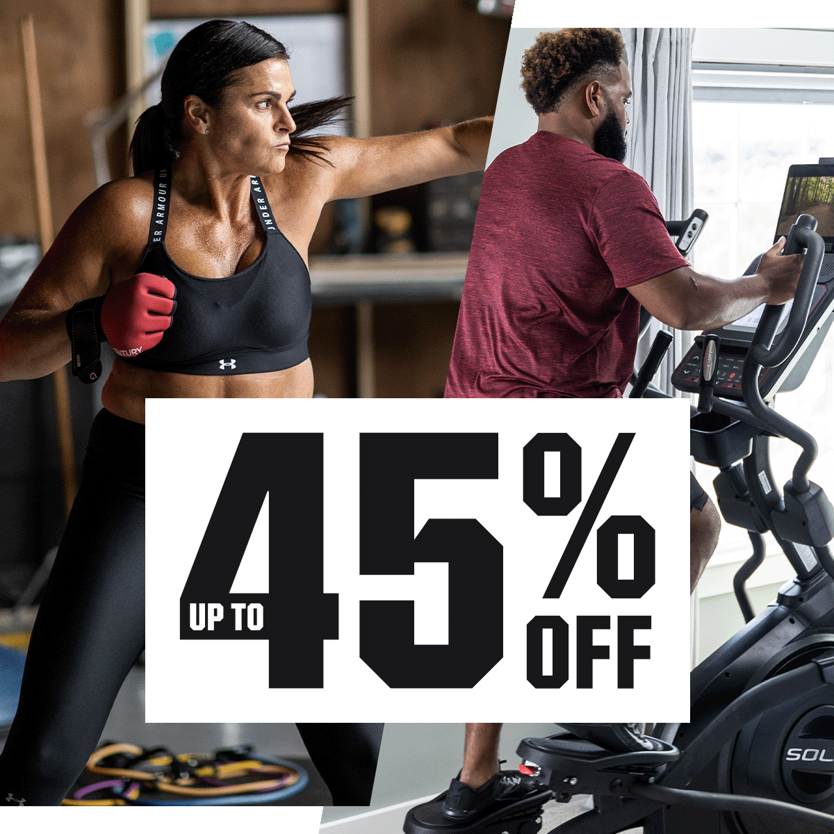 Up to 45% off.