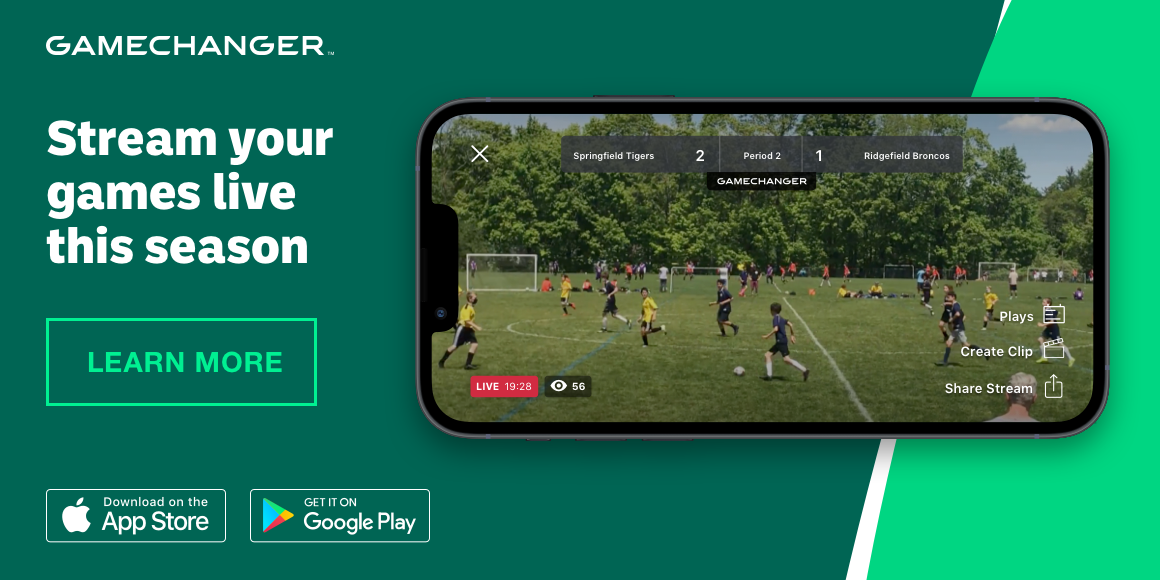 GameChanger. Stream your game live this season. Learn more. Download  on the App Store. Get it on Google Play.