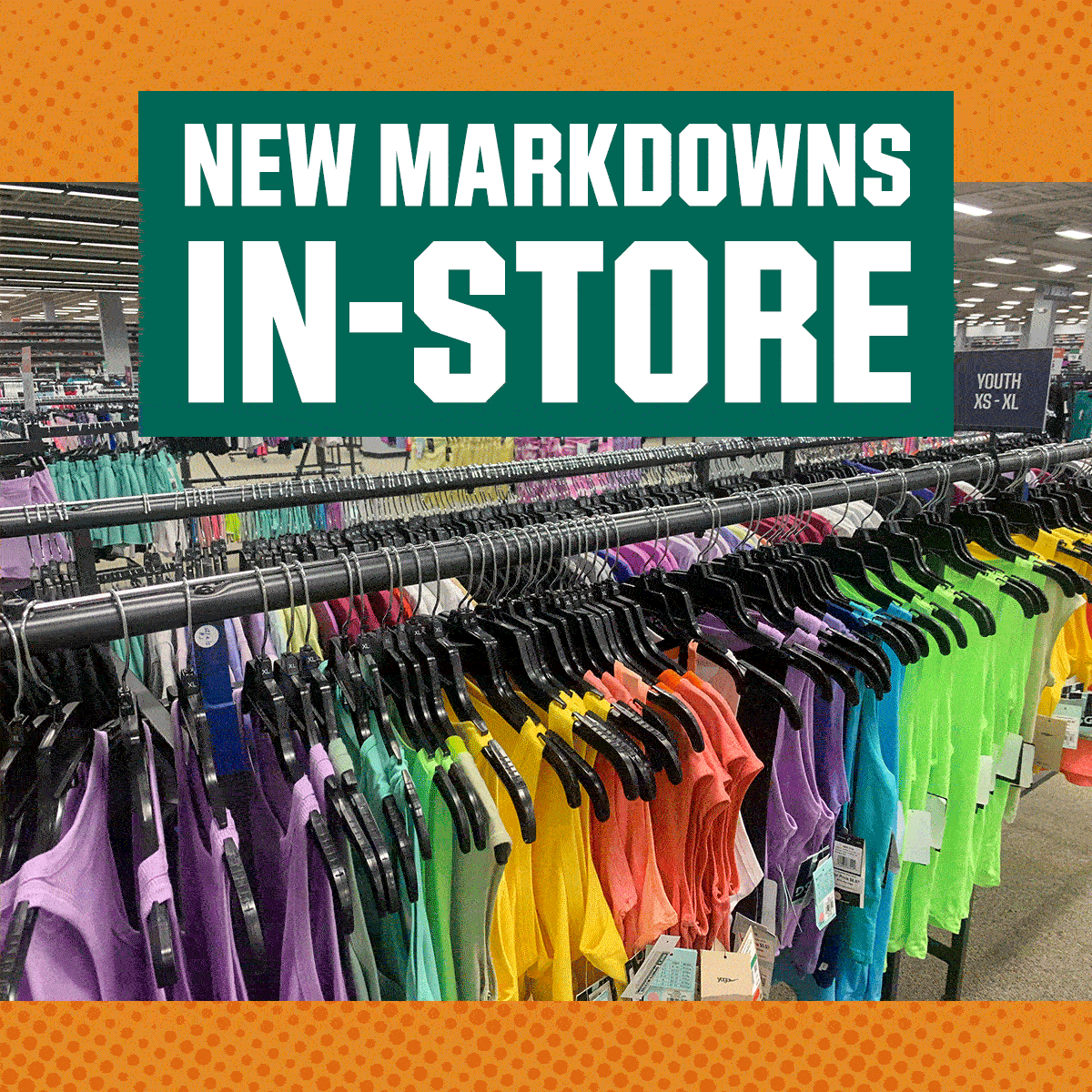 New markdowns in-store.