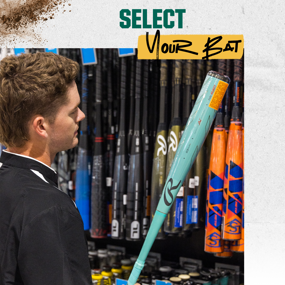  Select your bat.