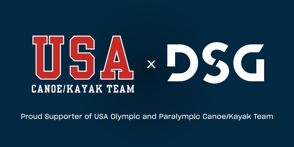  USA Canoe/Kayak Team x DSG. Proud Supporter of USA Olympic and Paralympic Canoe/Kayak Team.