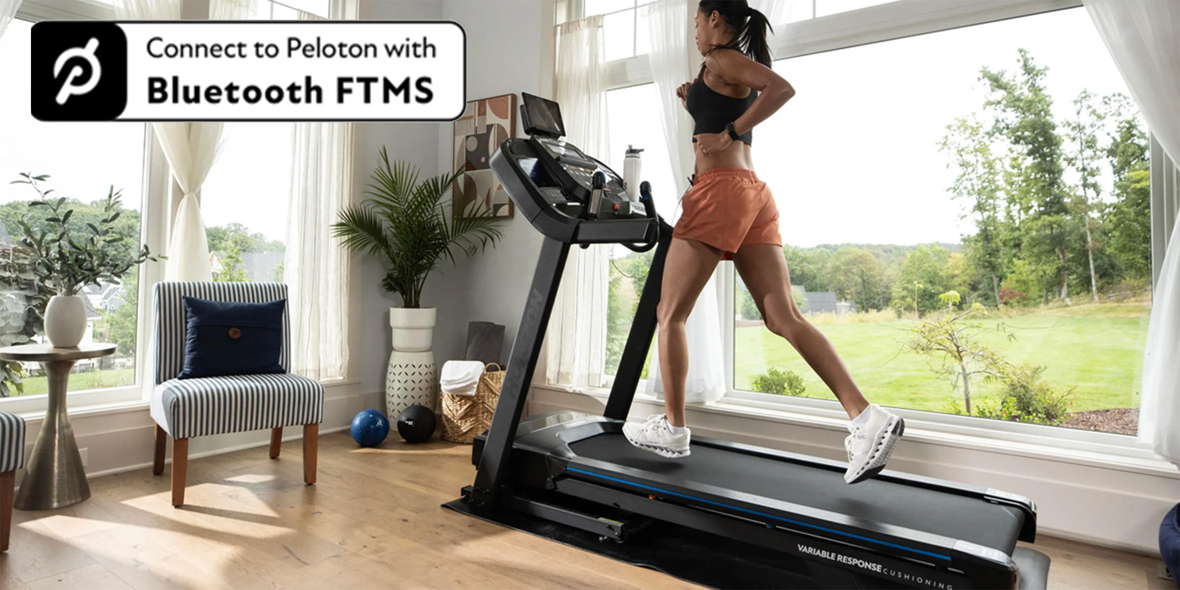  Connect to Peloton with Bluetooth FTMS.