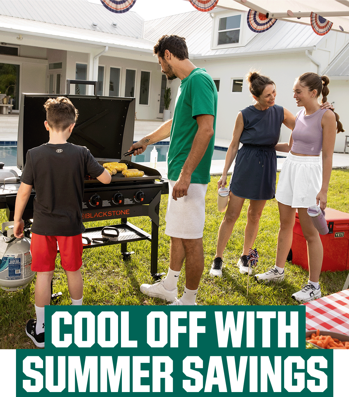  Cool off with summer savings.