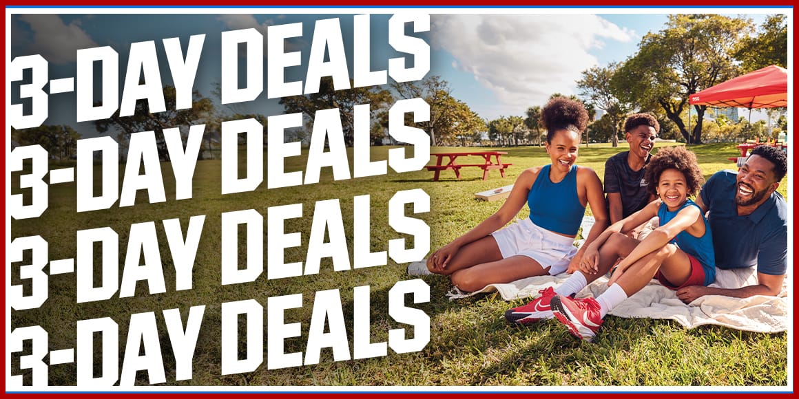  3-day deals.