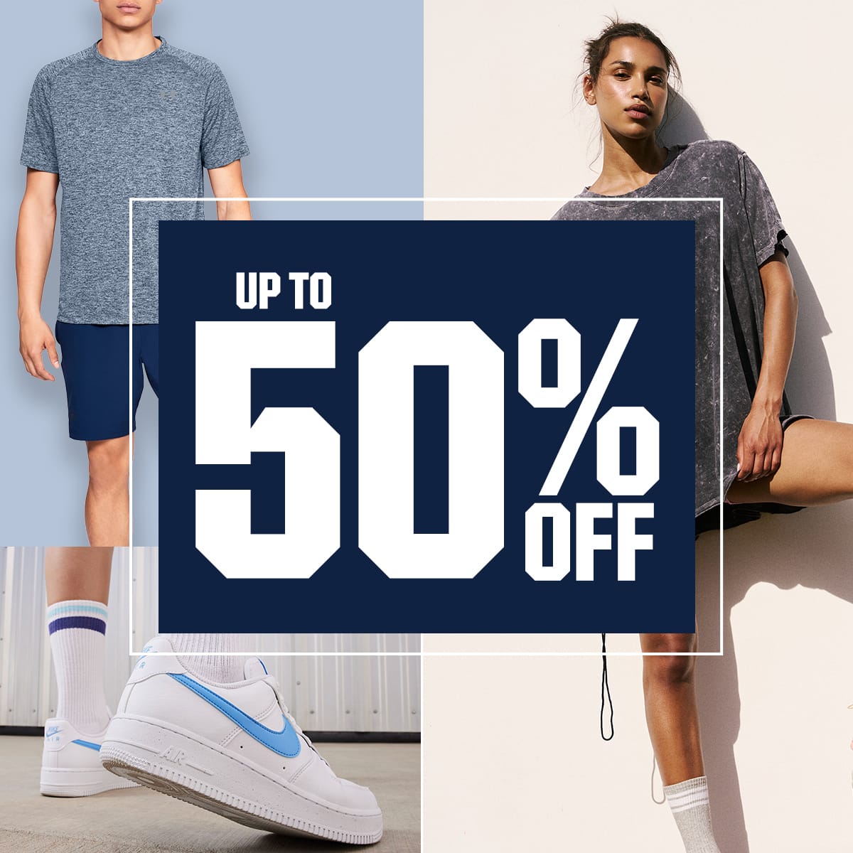  Up to 50% off.