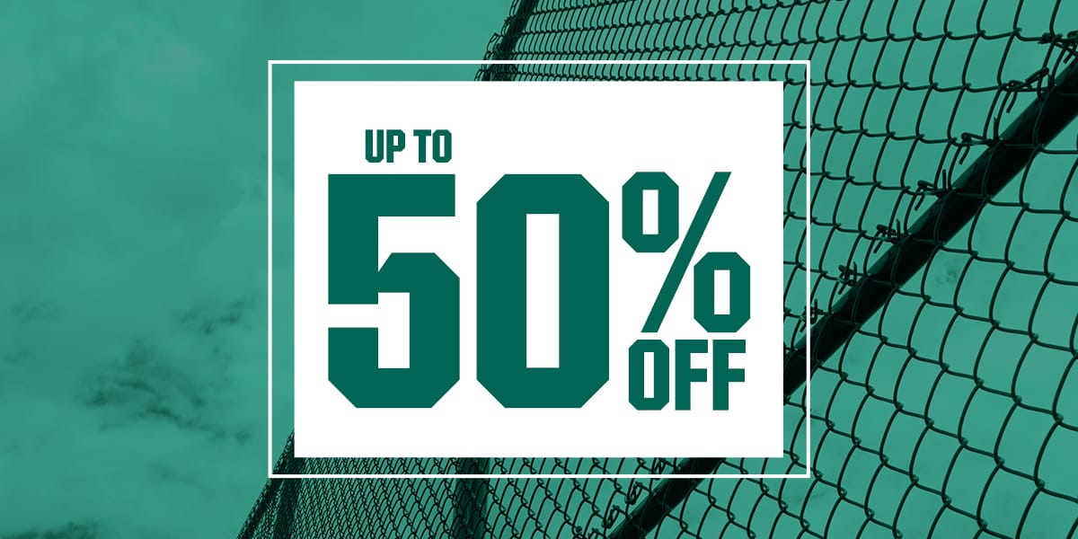  Up to 50% off.