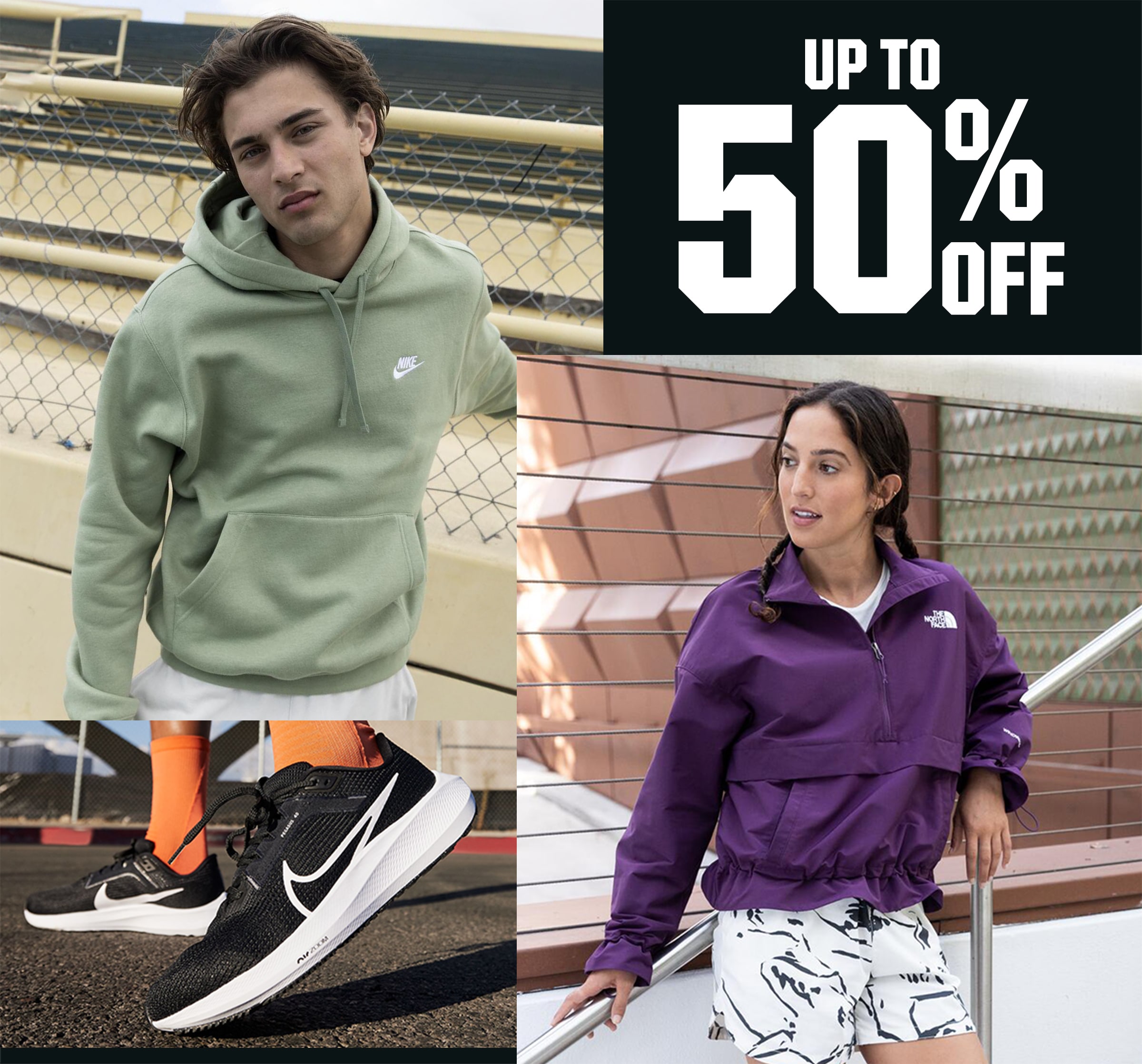  Up to 50% off.