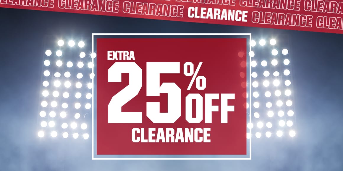  Extra 25% off clearance.