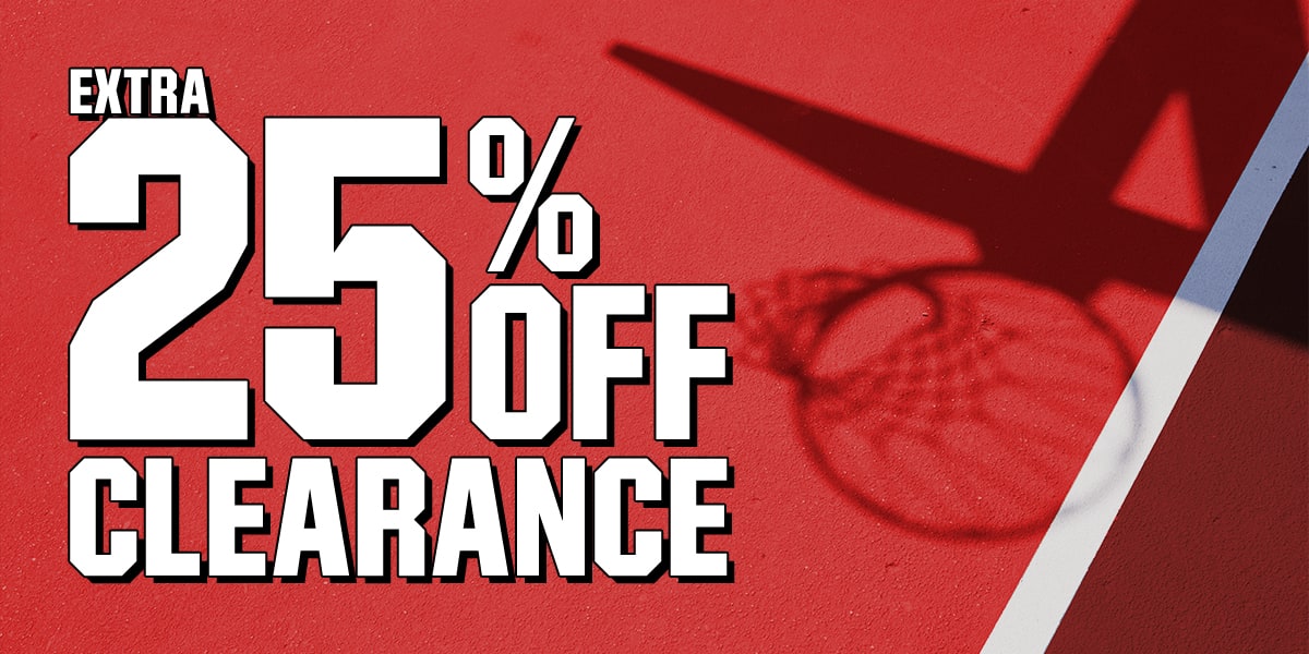  Extra 25% off clearance.