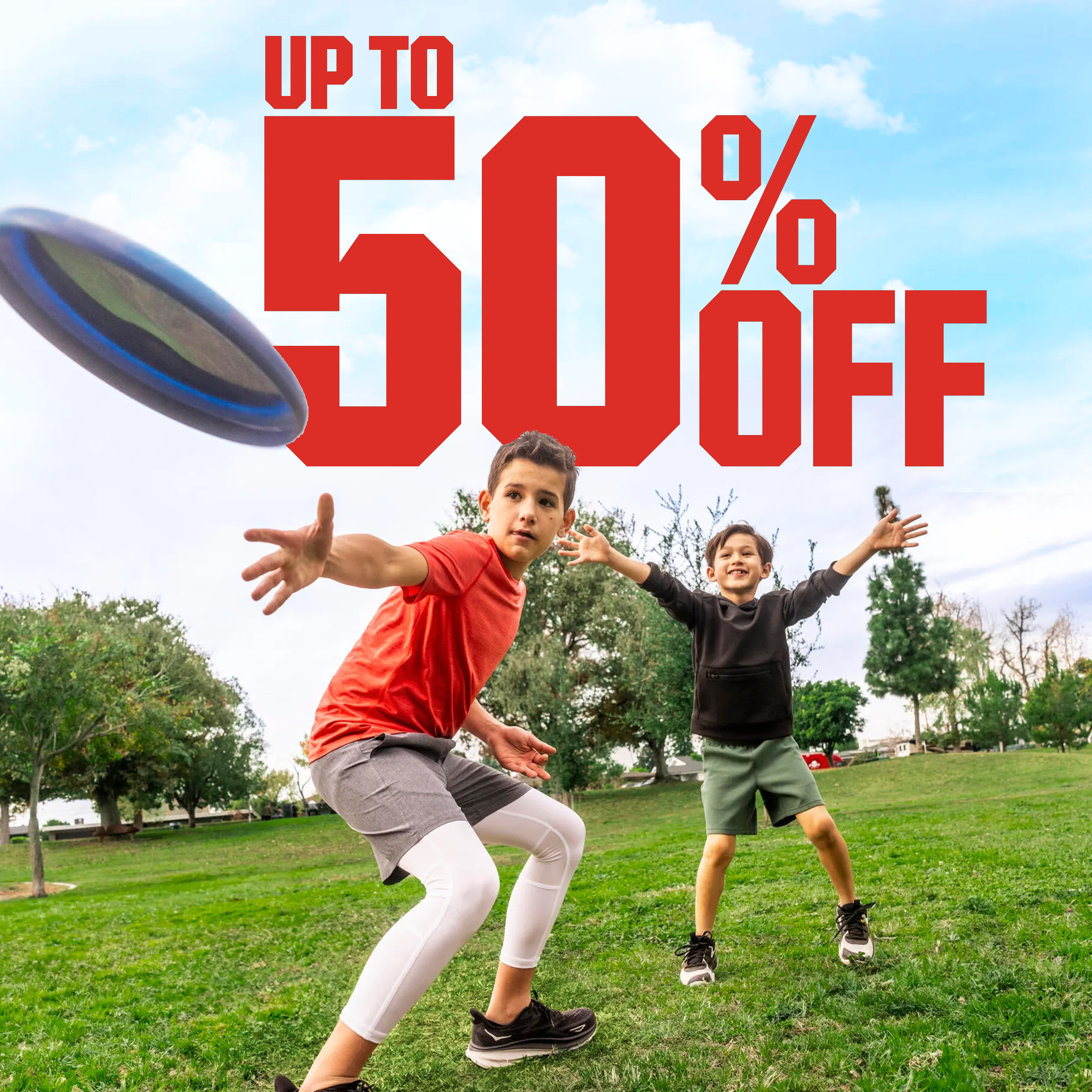  Up to 50% off