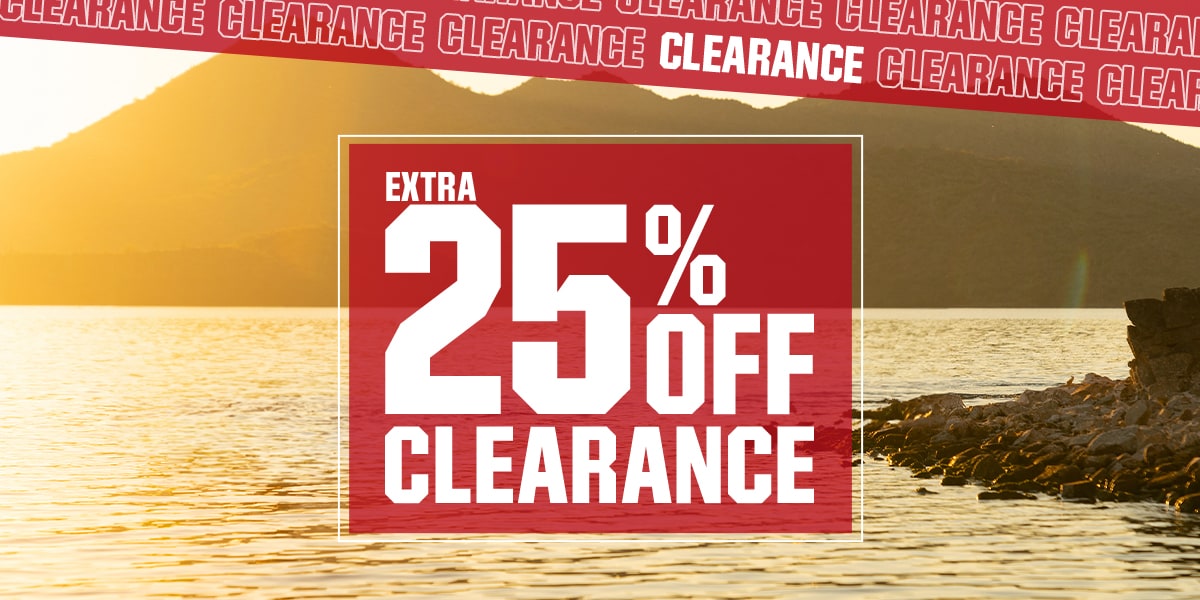  Extra 25% off clearance.