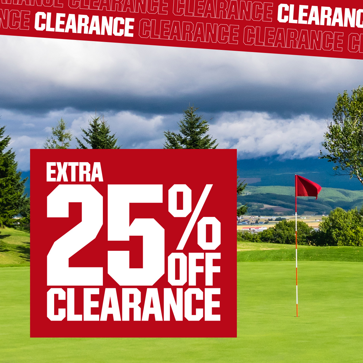  Extra 25% off clearance.