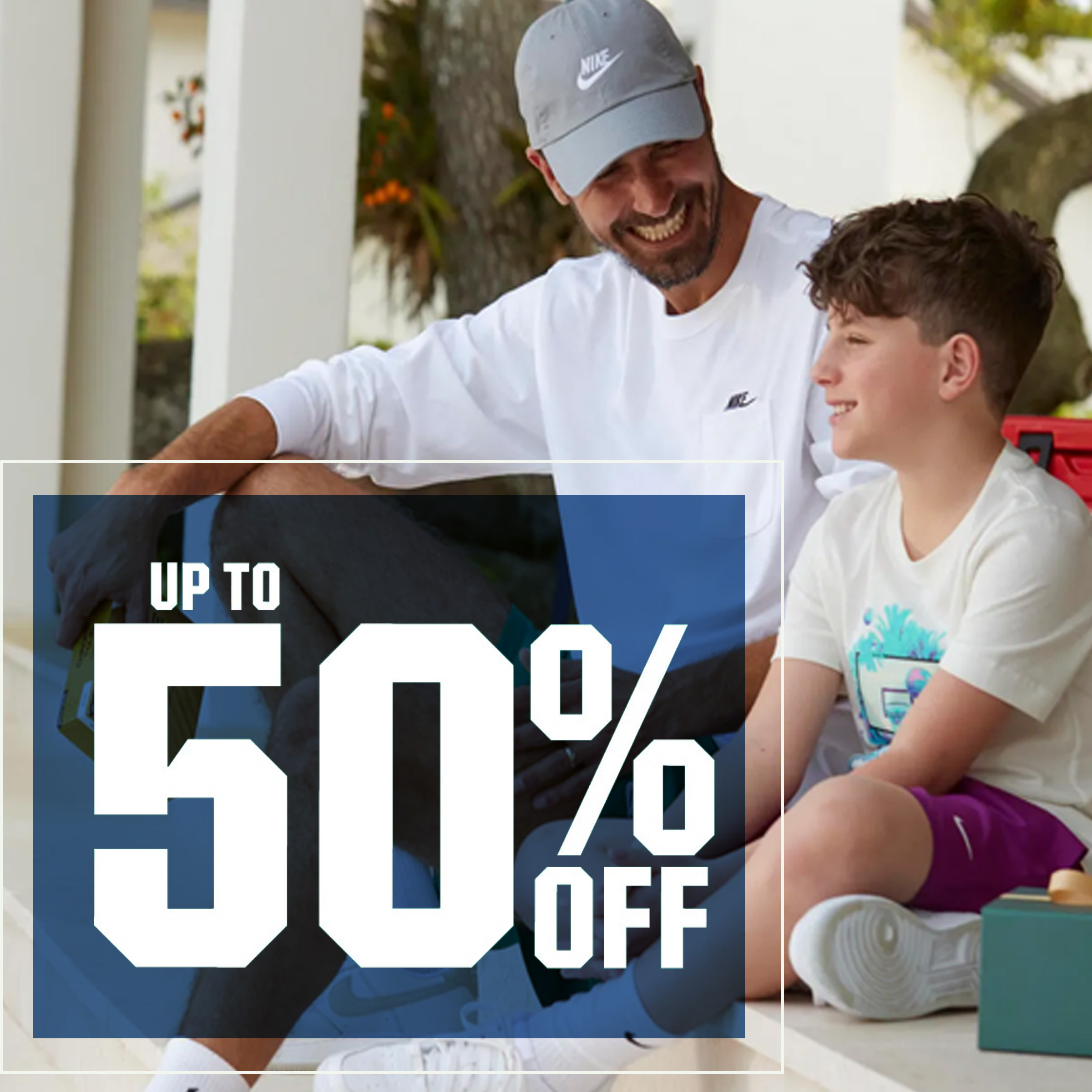 Up to 50% off.
