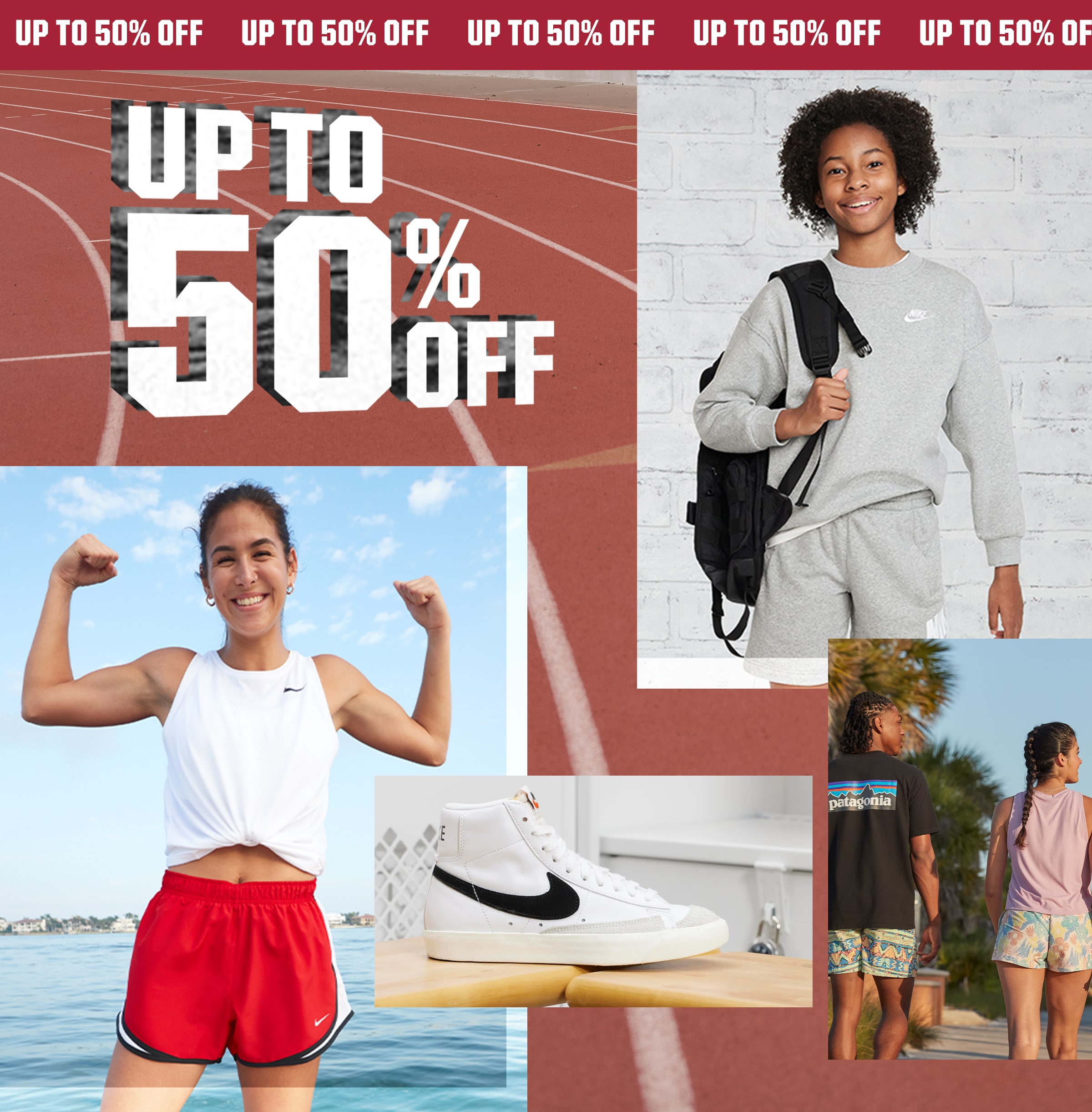  Up to 50% off.