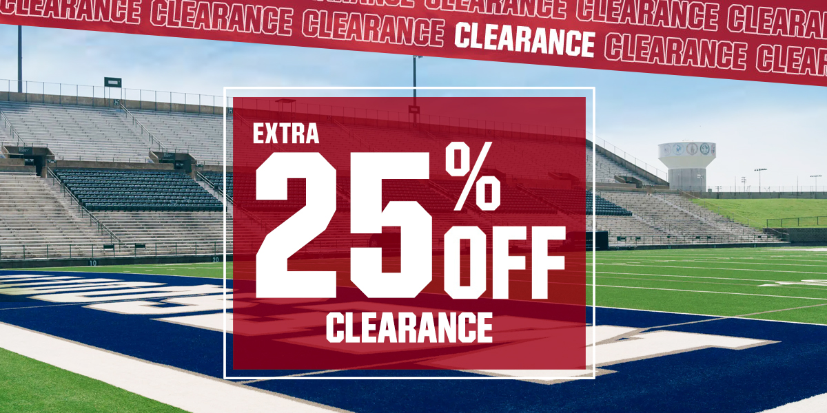  Extra 25% off clearance.