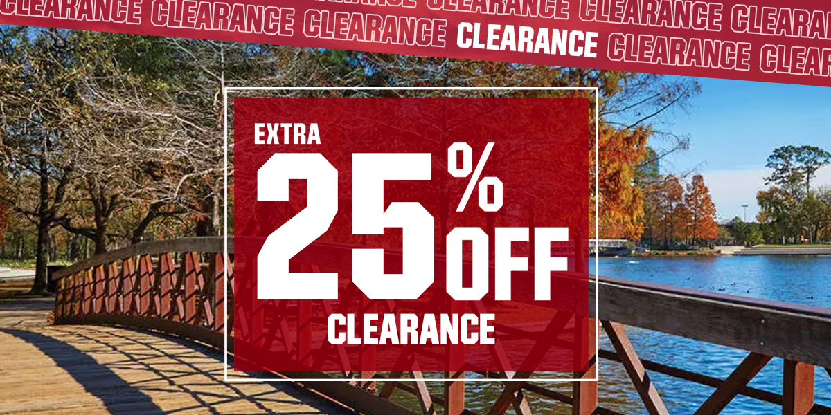  Extra 25% off clearance.