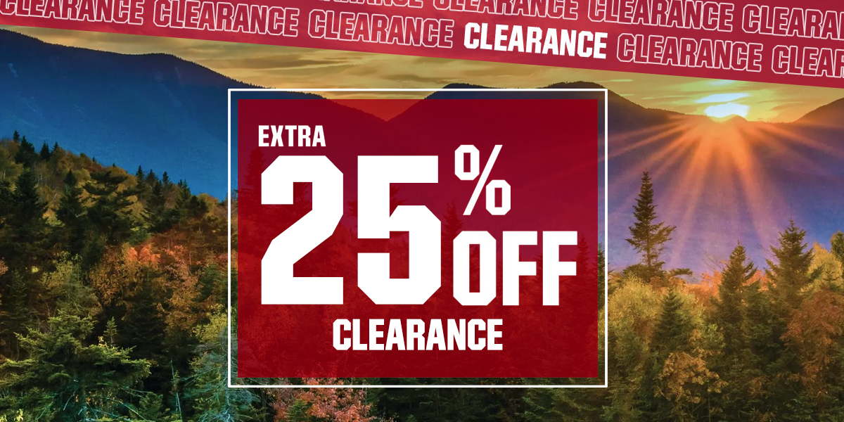  Extra 25% off clearance.