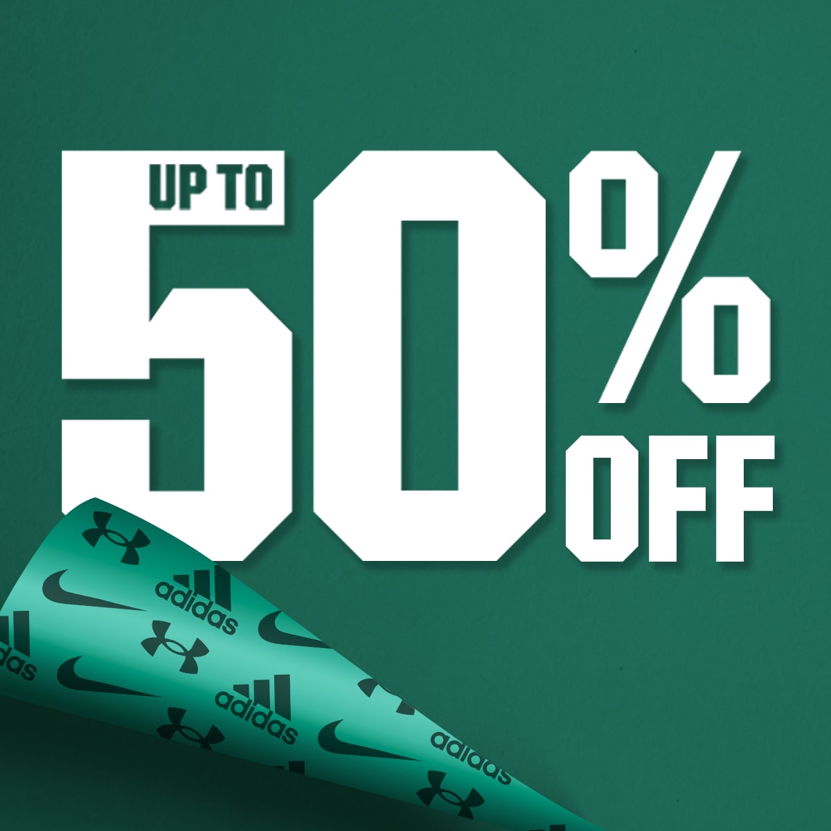  Up to 50% off.