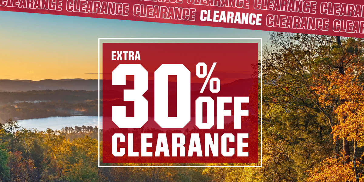  Extra 30% off clearance.