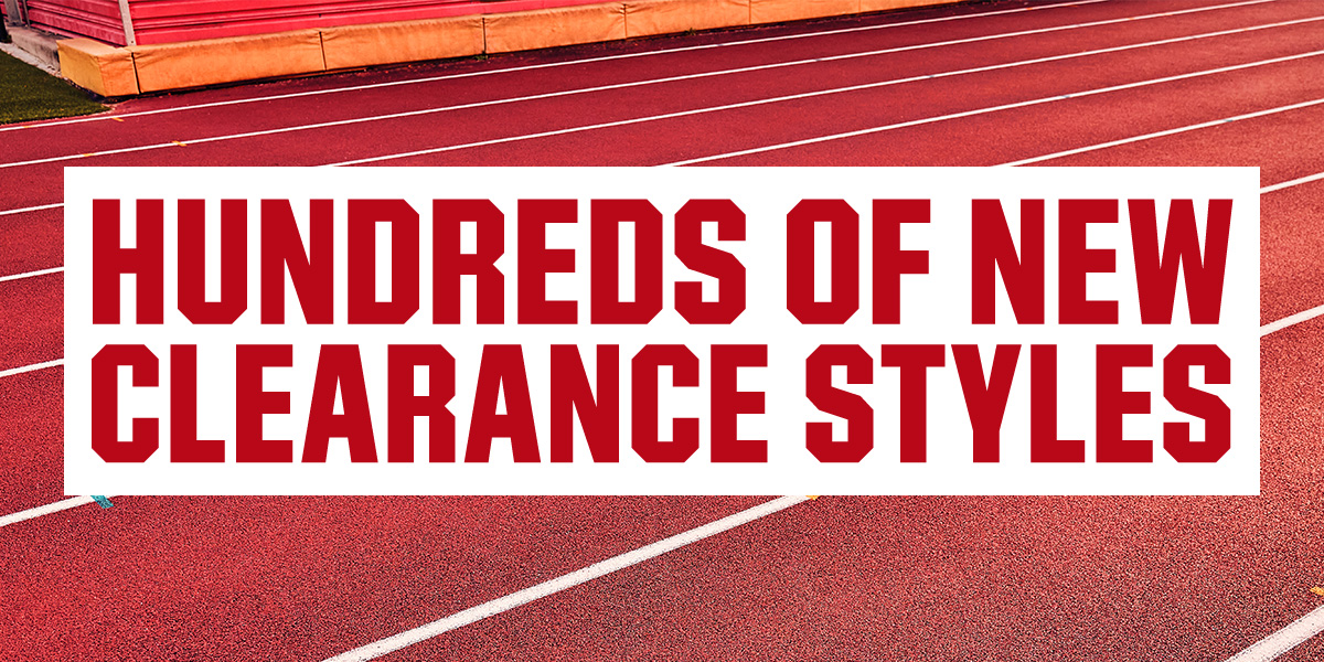  Hundreds of new clearance styles.