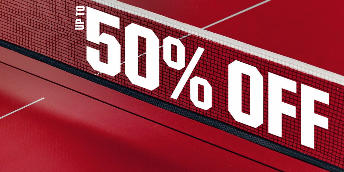  Up to 50% Off.