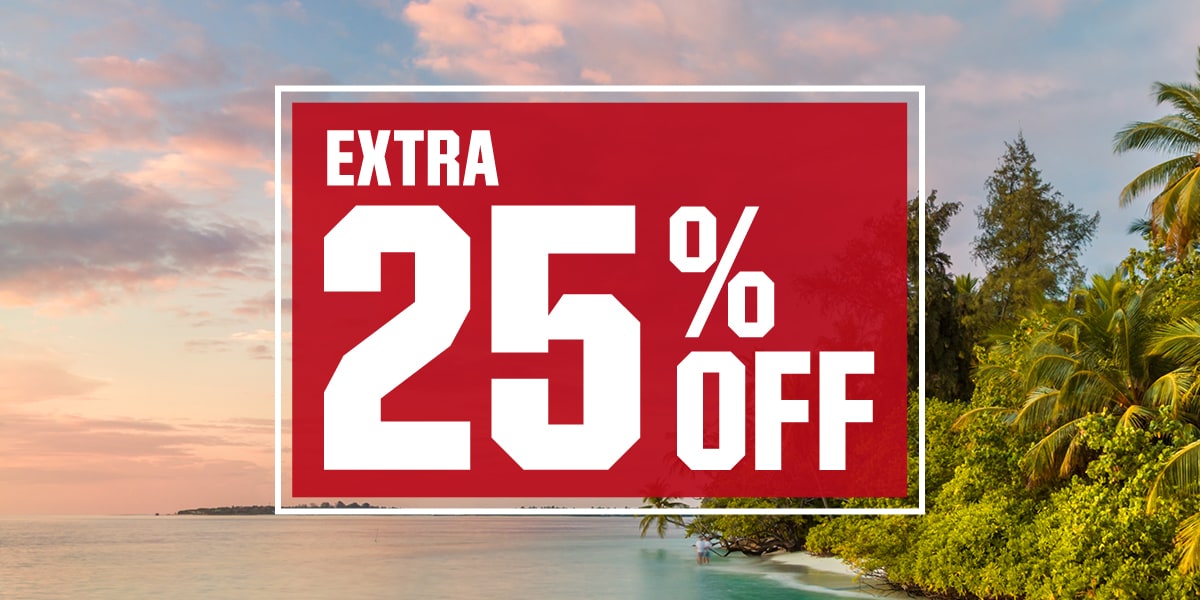  Extra 25% Off 