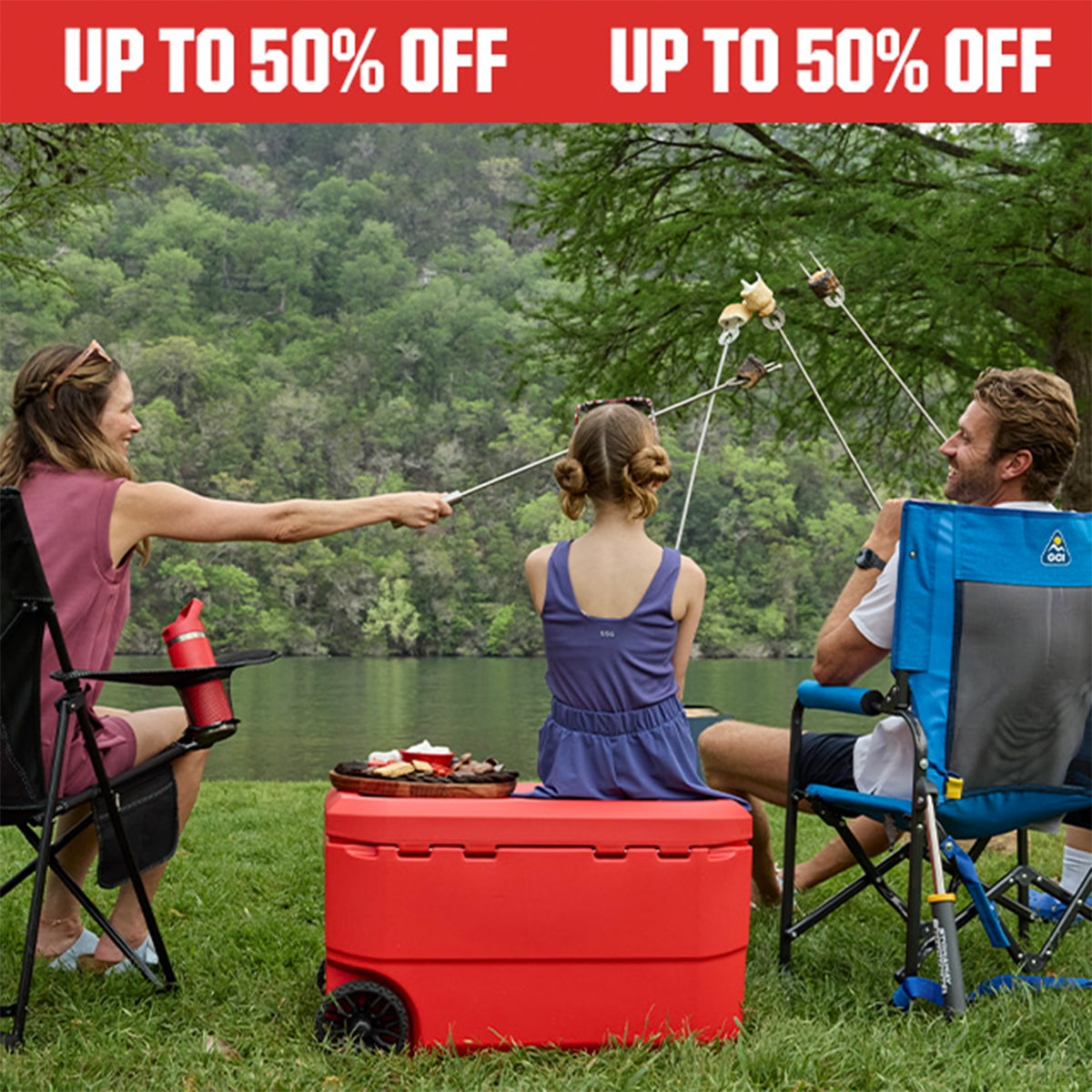  Up to 50% Off.